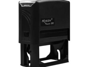 Carimbo Automático Nykon Power Black 360 Preto