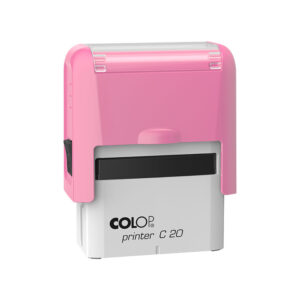 carimbo automático colop printer 20 rosa bebê 38x14mm
