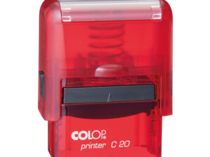 carimbo automático colop printer 20 rubi translúcido 38x14mm