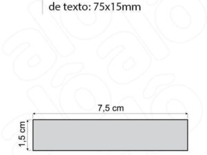 Tamanho Carimbo Colop Printer 25 Preto