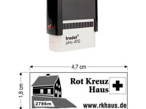 Carimbo Trodat 4912 Preto