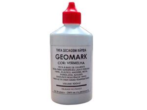 Tinta de Secagem Rápida Geomark Vermelha