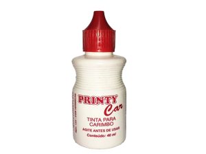 tinta para almofada de carimbo printycar vermelha – 40ml