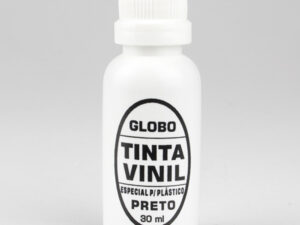 Tinta de Secagem Rápida Vinil Globo 30ml Preta