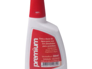 tinta para carimbo automatico premium vermelha