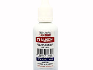 tinta para carimbo nykon azul