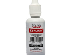 tinta para carimbo nykon preta