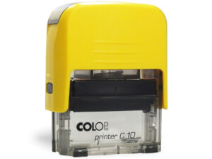 carimbo automatico colop printer 10 amarelo translucido