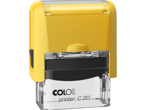 novo colop printer c20 amarelo translucido